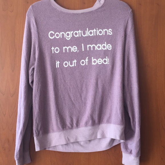Wildfox Sweaters - (Wildfox) Congratulations To Me Sweater